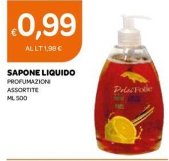 Ekom SAPONE LIQUIDO PROFUMAZIONI ASSORTITE ML 500 offerta