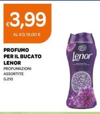 Ekom PROFUMO PER IL BUCATO LENOR PROFUMAZIONI ASSORTITE G 210 offerta