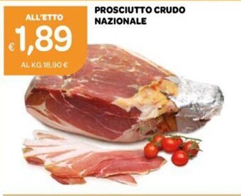 Ekom PROSCIUTTO CRUDO NAZIONALE offerta