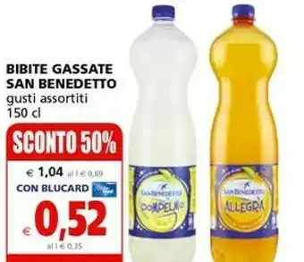 Il Gigante San Benedetto Gusto Gassosa 1500 G(ml) offerta
