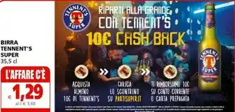 Il Gigante Tennent's Birra 355ml offerta