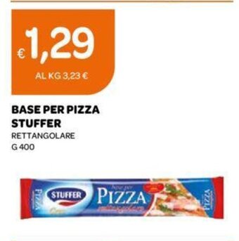 Ekom BASE PER PIZZA STUFFER RETTANGOLARE G 400 offerta