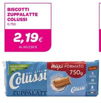 Ekom BISCOTTI ZUPPALATTE COLUSSI G 750 offerta