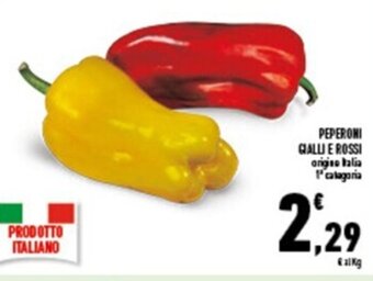 Conad Superstore PEPERONI GIALLI E ROSSI offerta