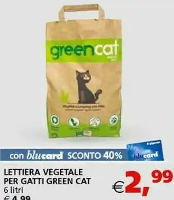 Il Gigante Greencat Lettiera Vegetale Per Gatti offerta