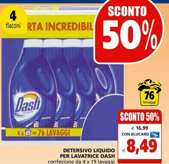 Dash Detersivo Liquido Per Lavatrice