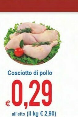 MD Discount Cosce di pollo offerta