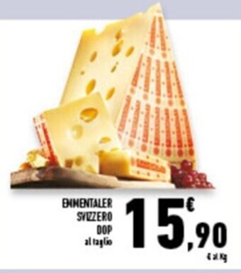 Conad Superstore EMMENTALER SVIZZERO DOP al taglio offerta