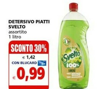 Il Gigante Svelto Detersivo Piatti offerta