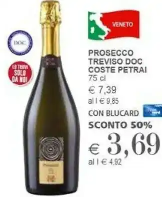 Il Gigante Coste Petrai Prosecco Treviso Doc offerta