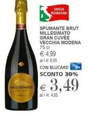 Il Gigante Vecchia Modena Spumante Brut Millesimato Gran Cuvee offerta
