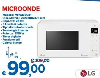 MD Discount Microonde offerta