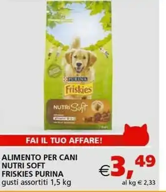 Il Gigante Purina Friskies Alimento Per Cani Nutri Soft offerta