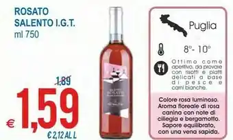 MD Discount Rosato Salento Igt offerta