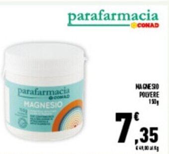 Conad Superstore MAGNESIO POLVERE 150G offerta