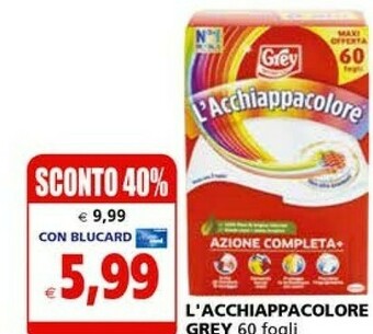 Il Gigante Grey L'acchiappacolore offerta