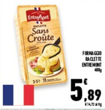 Conad Superstore FORMAGGIO RACLETTE ENTREMONT 400G offerta