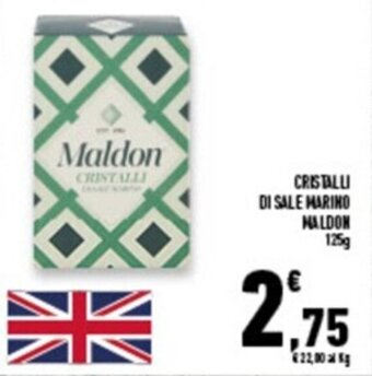 Conad Superstore CRISTALLI DI SALE MARINO MALDON 125G offerta