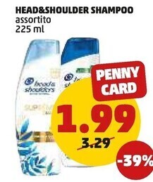 PENNY Head & shoulders shampoo offerta