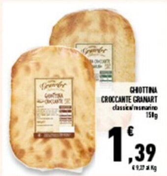 Conad Superstore GHIOTTINA CROCCANTE GRANART 150G offerta