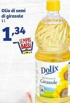 In'S Mercato Dolix Olio Di Semi Di Girasole 1000 G(ml) offerta