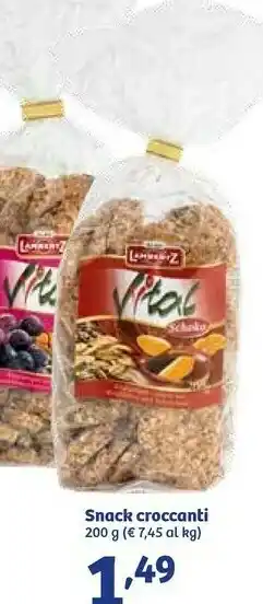 In'S Mercato Snack Croccanti offerta