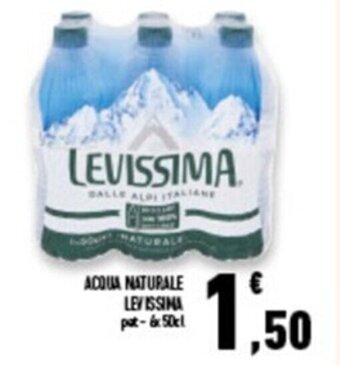 Conad Superstore ACQUA NATURALE LEVISSIMA 6X50CL offerta