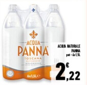 ACQUA NATURALE PANNA 6X1,5L