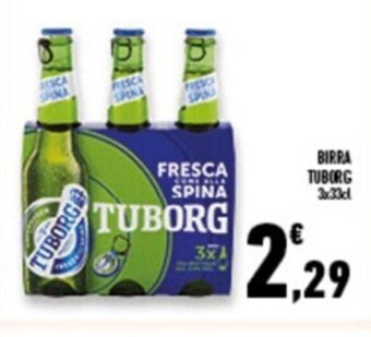 Conad Superstore BIRRA TUBORG 3X33CL offerta