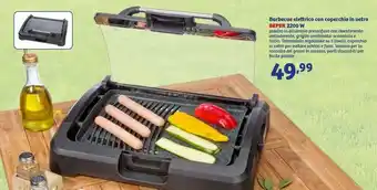 In'S Mercato Beper Barbecue Elettrico Con Coperchioin Vetro offerta