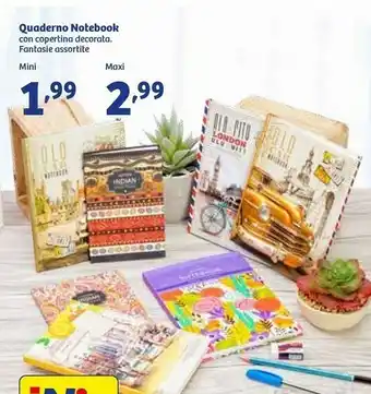 In'S Mercato Quaderno Notebook Con Copertina Decorata Fantasie offerta