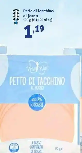 Vita Well - Petto Di Tacchino Al Forno 100 G(ml)