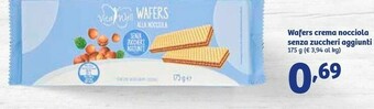 In'S Mercato Vita Well Wafers Crema Nocciola Senza Zuccheri Aggiunti offerta
