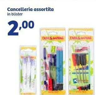 In'S Mercato Cancelleria Assortita In Blister offerta