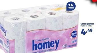In'S Mercato Homey Carta Igienica offerta