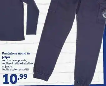 In'S Mercato Pantalone Uomo In Felpa offerta