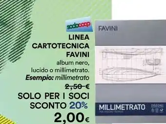 Coop Favini Cancelleria ufficio offerta