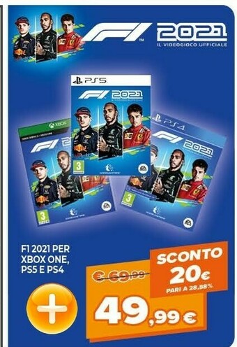 Expert Microsoft F1 2021 Basic Xbox One offerta