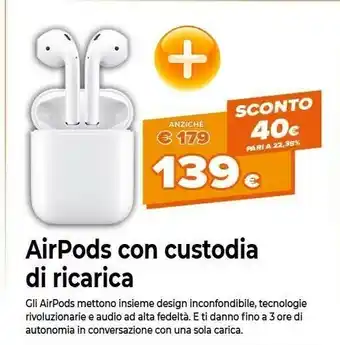 Expert Apple AirPods Con Cusodia Di Ricarica offerta