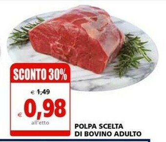 Il Gigante Polpa Scelta Di Bovino Adulto offerta