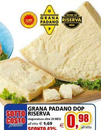 Il Gigante Riserva Grana Padano Dop offerta