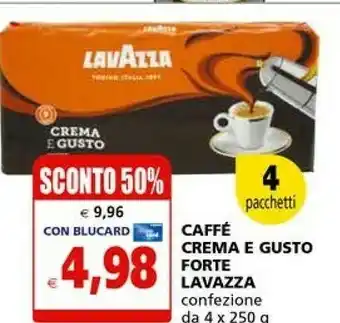 Il Gigante Lavazza Crema E Gusto Gusto Ricco Tradizione Napoletana 1000 G(ml) offerta