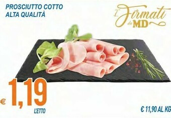 MD Discount Prosciutto Cotto Alta Qualita offerta