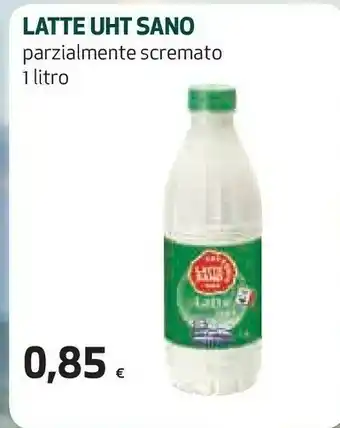 Coop Fattoria latte sano roma Latte Parzialmente Scremato UHT 1000 G(ml) offerta
