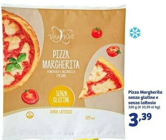 In'S Mercato Vita well Pizza Margherita Senza Glutine E Senza Lattosio 320 G offerta
