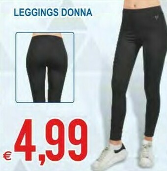 MD Discount Leggings Donna offerta
