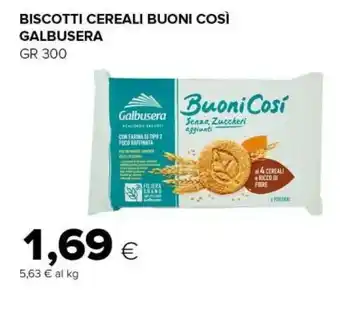 Tigre Galbusera Biscotti Cereali Buoni Così offerta