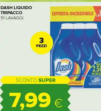 Tigre Dash Detersivo lavatrice offerta