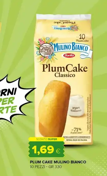 Tigre Mulino Bianco Plum Cake Integrali 330 G(ml) offerta