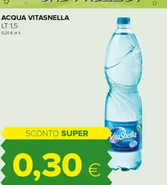 Tigre Vitasnella Acqua Minerale Naturale offerta